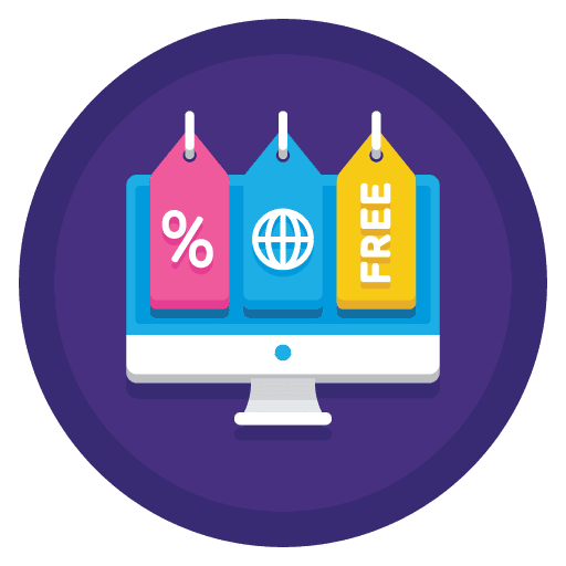 ecommerce marketing icon