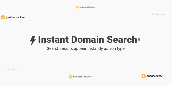 Instant Domain Search